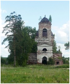 Храм Троицы Живоначальной село Смёрдово.